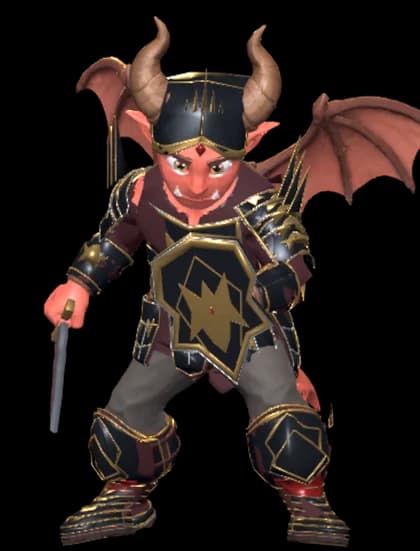 Devil fighter in maximum tier gear